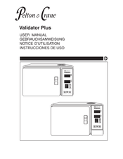 Pelton & Crane Validator Plus Notice D'utilisation