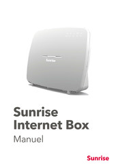 Sunrise Internet Box Manuel