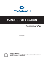 Kaysun KPU-700 1 Série Manuel D'utilisation