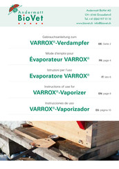 Andermatt BioVet VARROX Mode D'emploi