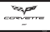 Chevrolet Corvette 2007 Guide Du Propriétaire