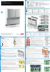Abb PVI-6.0-TL-OUTD Guide D'installation Rapide