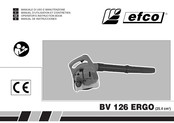 Efco BV 126 ERGO Manuel D'utilisation Et D'entretien