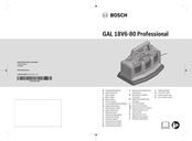 Bosch GAL 18V6-80 Professional Notice Originale