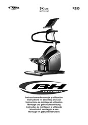 BH HIPOWER SK LINE sportkoncept R250 Instructions De Montage Et Utilisation
