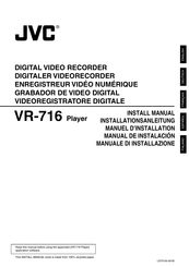 JVC VR-716 Manuel D'installation