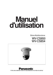 Panasonic WV-CS854 Manuel D'utilisation