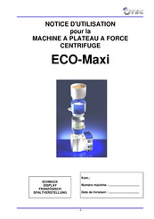 OTEC Eco-Maxi Notice D'utilisation