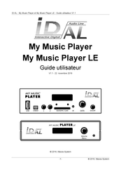 ID-AL My Music Player Guide Utilisateur