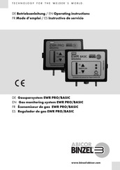 Abicor Binzel EWR PRO/BASIC Mode D'emploi