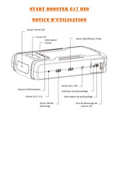 OZO START BOOSTER G17 Notice D'utilisation