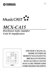 Yamaha MusicCast MCX-CA15 Mode D'emploi
