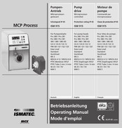 Idex ISMATEC MCP Process Mode D'emploi