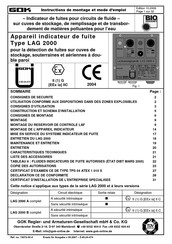 GOK LAG 2000 Instructions De Montage Et Mode D'emploi