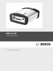 Bosch VIP-X1XF Manuel D'installation Et D'utilisation