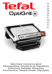 TEFAL Optigrill+ XL GC 7228 Mode D'emploi