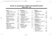 Cadillac Escalade ESV 2013 Guide Du Propriétaire