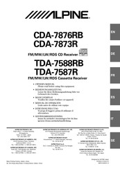 Alpine TDA-7587R Mode D'emploi