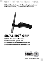 Abicor Binzel SR-ABITIG GRIP Mode D'emploi