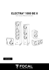 Focal Electra 1000 S Série Manuel D'utilisation