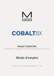 Modal Electronics Cobalt8X Mode D'emploi