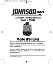 Johnson 40-0922 Mode D'emploi