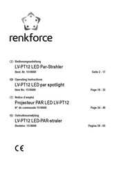 Renkforce LV-PT12 Notice D'emploi