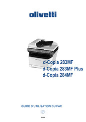 Olivetti d-Copia 283MF Guide D'utilisation