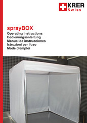 KREA Swiss sprayBOX Mode D'emploi