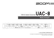 Zoom UAC-8 Mode D'emploi