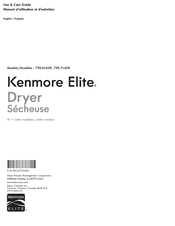 KENMORE ELITE 796.6142 Manuel D'utilisation Et D'entretien