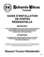 Richards-Wilcox D400-96 Guide D'installation