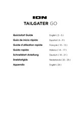 ION TAILGATER GO Guide D'utilisation Rapide