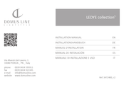 Domus Line LEDYE collection Manuel D'installation