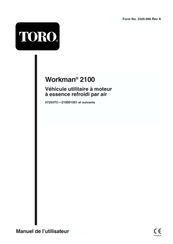 Toro Workman 2100 Manuel De L'utilisateur