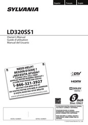 Sylvania LD320SS1 Guide D'utilisation