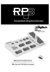 Harman DigiTech RP3 Manuel D'utilisation