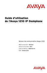 Avaya 1210 Guide D'utilisation