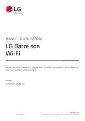 LG SPL5B-W Manuel D'utilisation