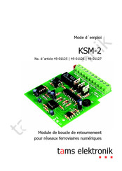 Tams Elektronik KSM-2 Mode D'emploi