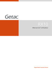 Getac RX10 Manuel De L'utilisateur