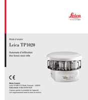 Leica BIOSYSTEMS TP1020 Mode D'emploi