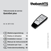 Theben HTS QuickSet plus Notice D'utilisation