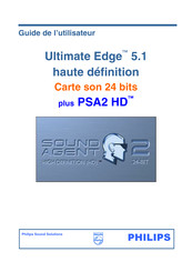 Philips PSA2 Ultimate Edge Guide De L'utilisateur