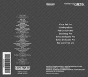 Nintendo RVL-018(-01) Mode D'emploi