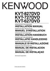Kenwood KVT-827DVD Manuel D'installation
