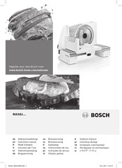 Bosch MAS61 Série Mode D'emploi