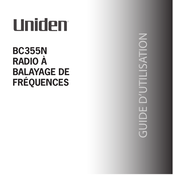 Uniden BC355N Guide D'utilisation