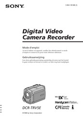 Sony Handycam Vision DCR-TRV5E Mode D'emploi