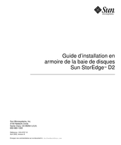 Sun Sun StorEdge D2 Guide D'installation